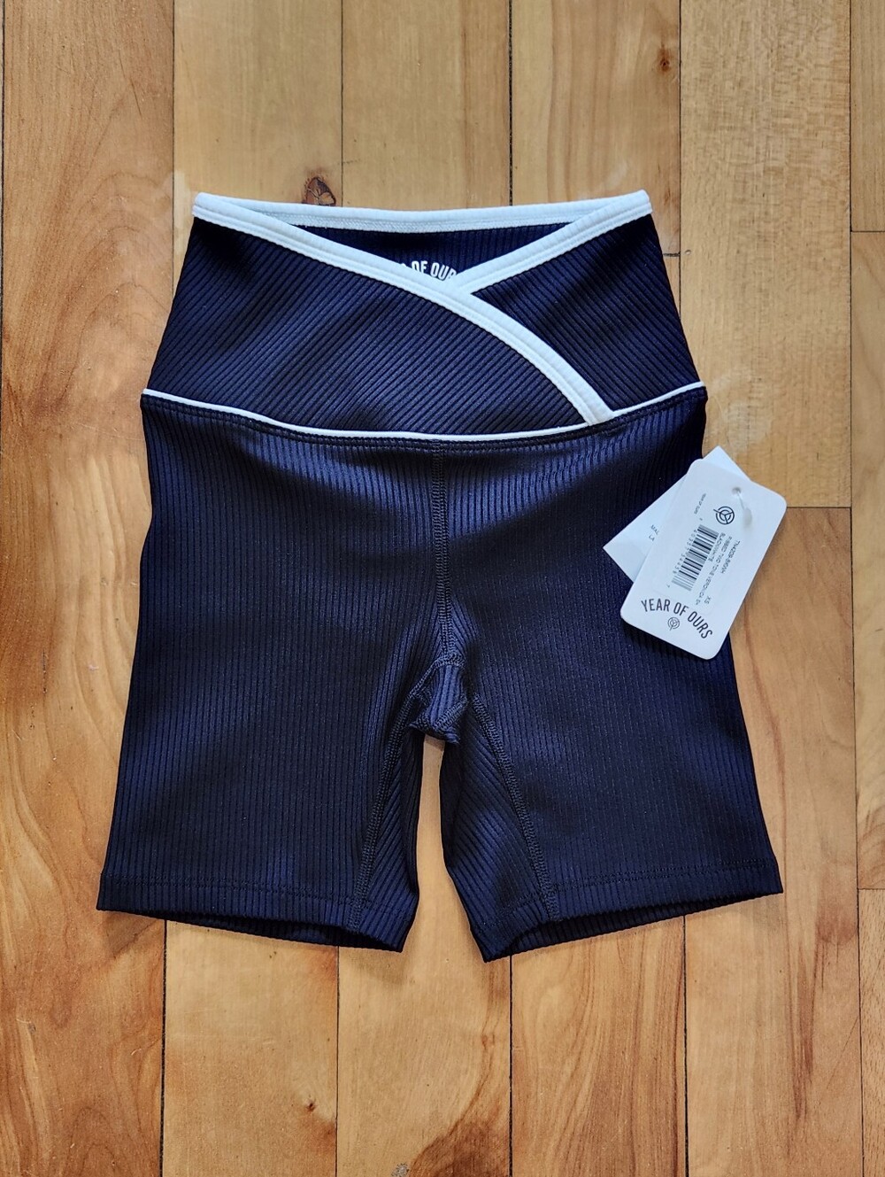 NWT Years Of Ours Ribbed Two Tone Veronica Short - XS